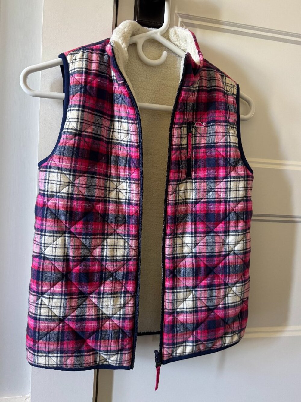 Vineyard Vines Reversible Vest, Girls Small